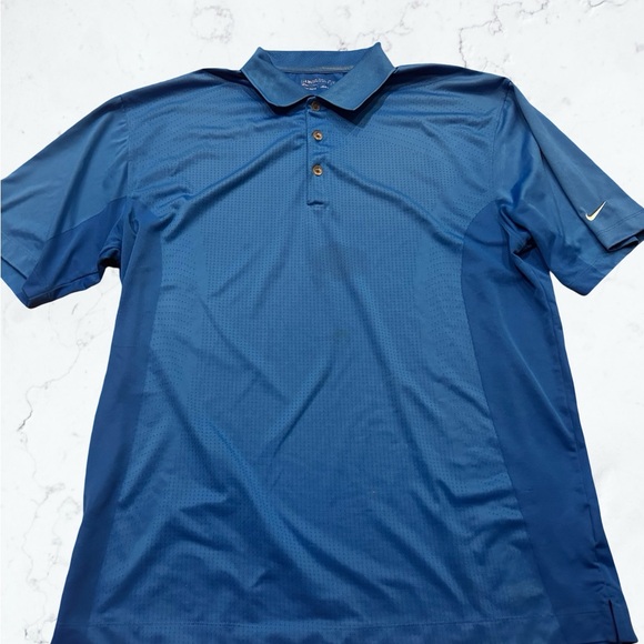 Nike Men's Royal Blue Polo Shirt - Picture 2 of 11